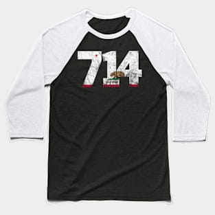 Area Code 714 Anaheim California Baseball T-Shirt